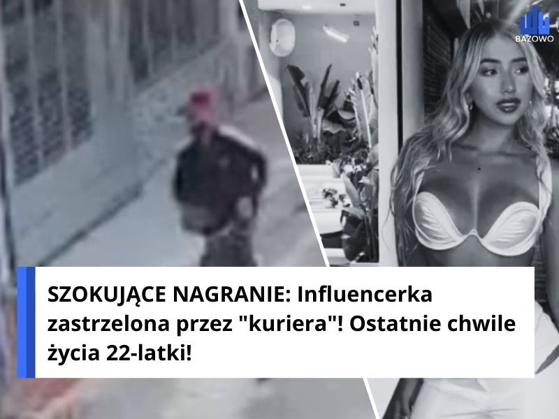 SZOKUJĄCE NAGRANIE: Influencerka zastrzelona przez "kuriera"! Ostatnie chwile życia 22-latki!